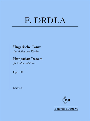 Cover - Drdla, Hungarian Dances op. 30